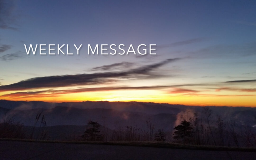 Weekly Message – December 26th, 2021: The Heavens Are Open